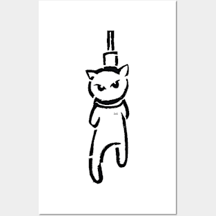 Cat on the gallows / Swiss Artwork Photography Posters and Art